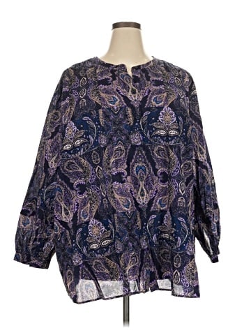 Lane Bryant 3/4 Sleeve Blouse (view 1)