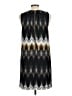 Kensie 100% Polyester Chevron-herringbone Black Casual Dress Size L - photo 2