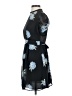 Topshop 100% Polyester Floral Blue Cocktail Dress Size 4 - photo 5