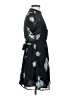 Topshop 100% Polyester Floral Blue Cocktail Dress Size 4 - photo 4