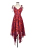Alexis Paisley Red Cocktail Dress Size XS - photo 1