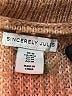 Sincerely Jules Brown Sweater Vest Size M - photo 7