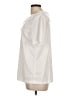 Blair 100% Polyester Ivory Short Sleeve Blouse Size L - photo 5