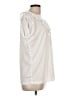 Blair 100% Polyester Ivory Short Sleeve Blouse Size L - photo 4