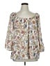 Chaps 100% Cotton Ivory 3/4 Sleeve Blouse Size XL - photo 1