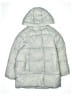 Zara 100% Polyester Solid Silver Snow Jacket Size 9 - 10 - photo 1