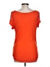 Popular Basics 100% Rayon Orange Short Sleeve Top Size L - photo 2