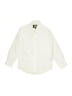 Valdise Solid Ivory Long Sleeve Button-Down Shirt Size 8 - photo 1