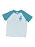 Jumping Beans Blue Short Sleeve Henley Size 3T - photo 1