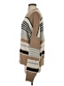 Very J Stripes Tan Pullover Sweater Size S - photo 5