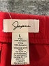 Japna 100% Polyester Solid Burgundy Casual Skirt Size L - photo 3