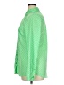 Merona 100% Polyester Polka Dots Green Long Sleeve Blouse Size XL - photo 5