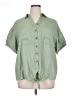 dip Green Short Sleeve Blouse Size 1X - photo 1