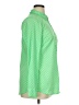 Merona 100% Polyester Polka Dots Green Long Sleeve Blouse Size XL - photo 4