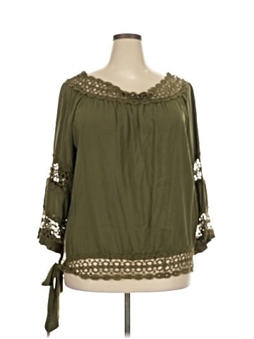Venus 3/4 Sleeve Blouse (view 1)