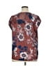 Daniel Rainn Floral Brown Short Sleeve Blouse Size XL - photo 2