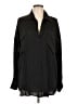 Free People 100% Polyester Black Long Sleeve Blouse Size L - photo 1