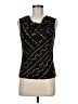Chaps Black Sleeveless Blouse Size M - photo 1