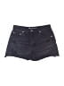 No Boundaries Stars Black Denim Shorts Size 13 - photo 1