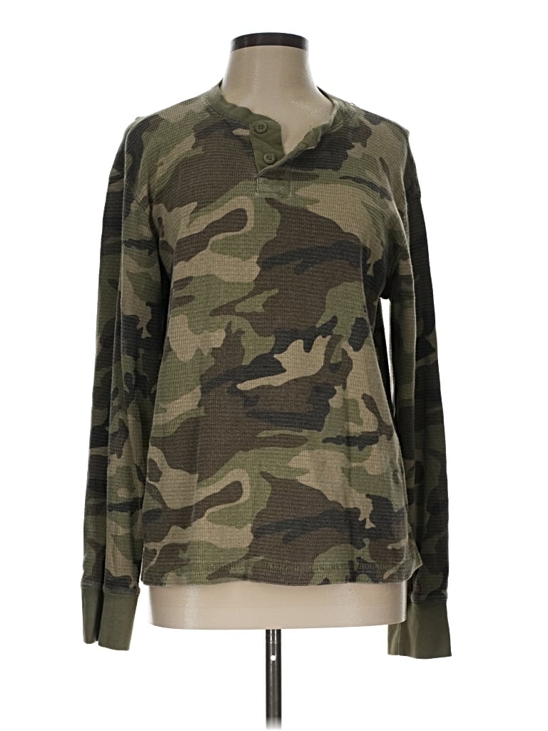 Pre-owned Faded Glory Sweatshirt In Green