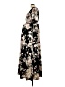 Pink Blush Floral Black Casual Dress Size L - photo 5