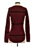 UK 2 LA 100% Acrylic Plaid Burgundy Pullover Sweater Size S - photo 2