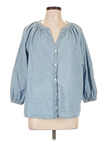 Levi's 3/4 Sleeve Button-Down Shirt (view 1)