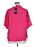 Modern Works 100% Polyester Pink Short Sleeve Blouse Size XL - photo 2