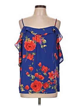 Skies Are Blue Sleeveless Blouse