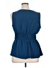 Blooming Jelly Blue Sleeveless Blouse Size XL - photo 2
