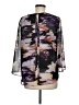 Jennifer Lopez 100% Polyester Purple 3/4 Sleeve Blouse Size M - photo 2