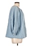 Levi's 100% Cotton Blue 3/4 Sleeve Button-Down Shirt Size L - photo 4