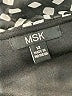 MSK 100% Polyester Polka Dots Black Casual Dress Size 12 - photo 7