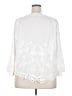 XCVI White 3/4 Sleeve Blouse Size XXL - photo 2