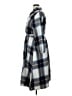 Unbranded Plaid Blue Casual Dress Size XL - photo 5