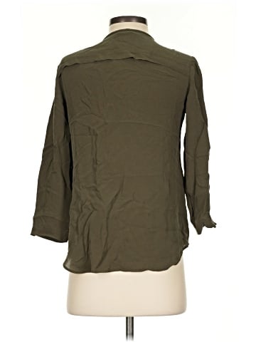 Theory 3/4 Sleeve Silk Top (view 2)