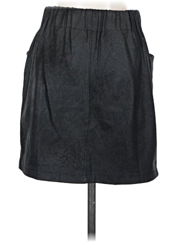 David Lerner Faux Leather Skirt (view 2)