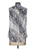 CAbi 100% Polyester Blue Sleeveless Blouse Size S - photo 2