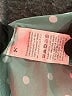 Shein 100% Polyester Polka Dots Teal Long Sleeve Blouse Size M - photo 8