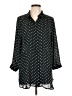CAbi 100% Polyester Polka Dots Black 3/4 Sleeve Blouse Size L - photo 1