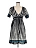 LUCCA Chevron-herringbone Blue Casual Dress Size M - photo 1