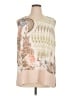 Black Label by Chico's 100% Polyester Ivory Sleeveless Blouse Size XL (3) - photo 1