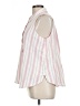 Splendid Stripes Pink Sleeveless Button-Down Shirt Size L - photo 5