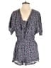 Rails 100% Rayon Hearts Blue Romper Size XS - photo 1