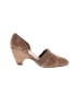 Eileen Fisher 100% Leather Tan Heels Size 10 - photo 1