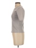 Zara 100% Cotton Gray Short Sleeve Turtleneck Size S - photo 5