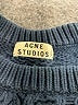 Acne Studios 100% Cotton Black Pullover Sweater Size S - photo 14