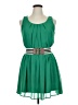 BCX 100% Polyester Solid Green Casual Dress Size XL - photo 1