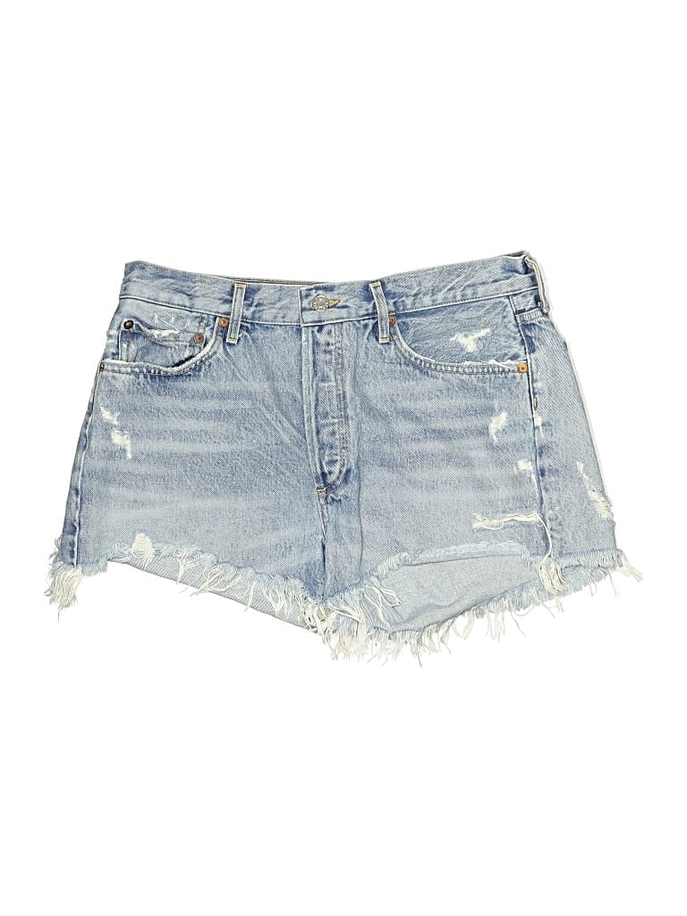 Pre-owned Agolde Denim Shorts In Blue