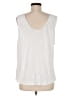 American Vintage 100% Cotton White Sleeveless T-Shirt Size M - photo 2